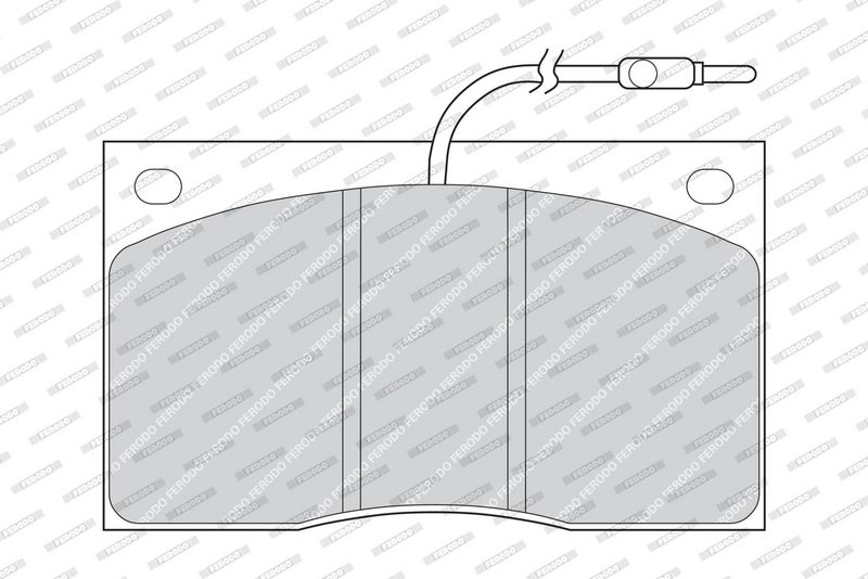 FERODO Plaquettes de frein à disque FVR805