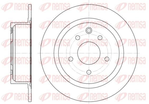 Гальмівний диск, Remsa 61530.00