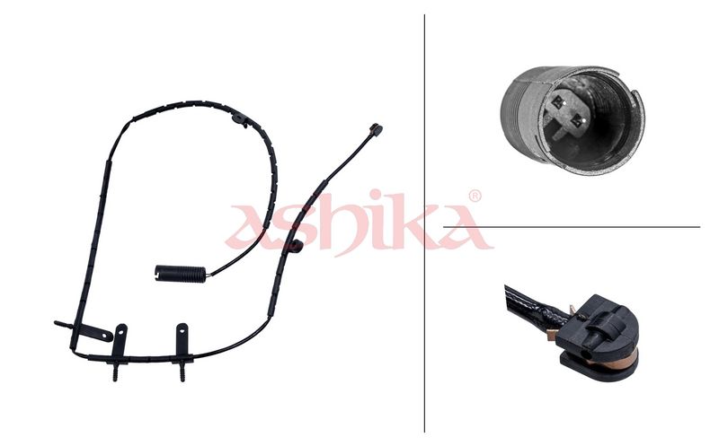 ASHIKA Įspėjimo kontaktas, stabdžių trinkelių susidėvėjimas