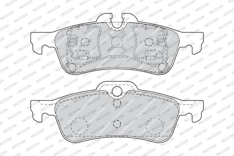 FERODO Plaquettes de frein à disque FDB1676