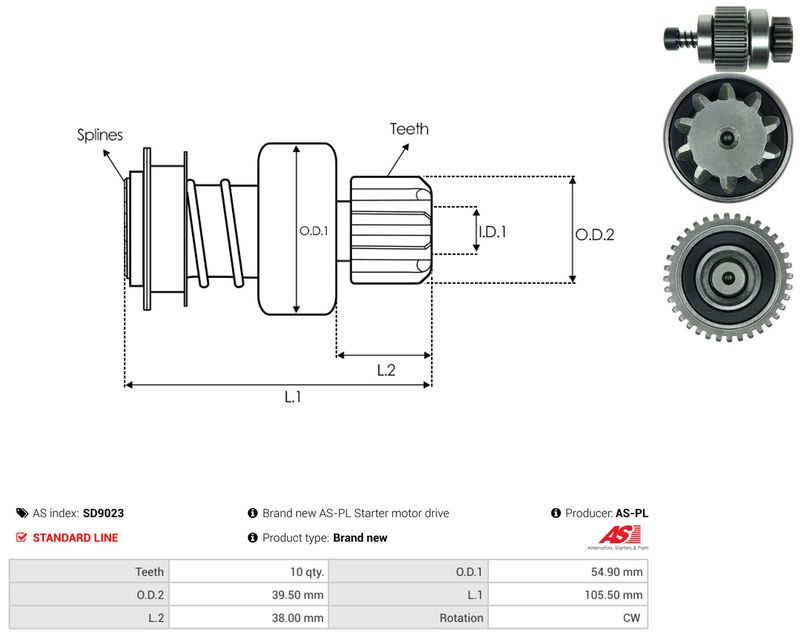 Vabajooks, starter, AS-PL SD9023