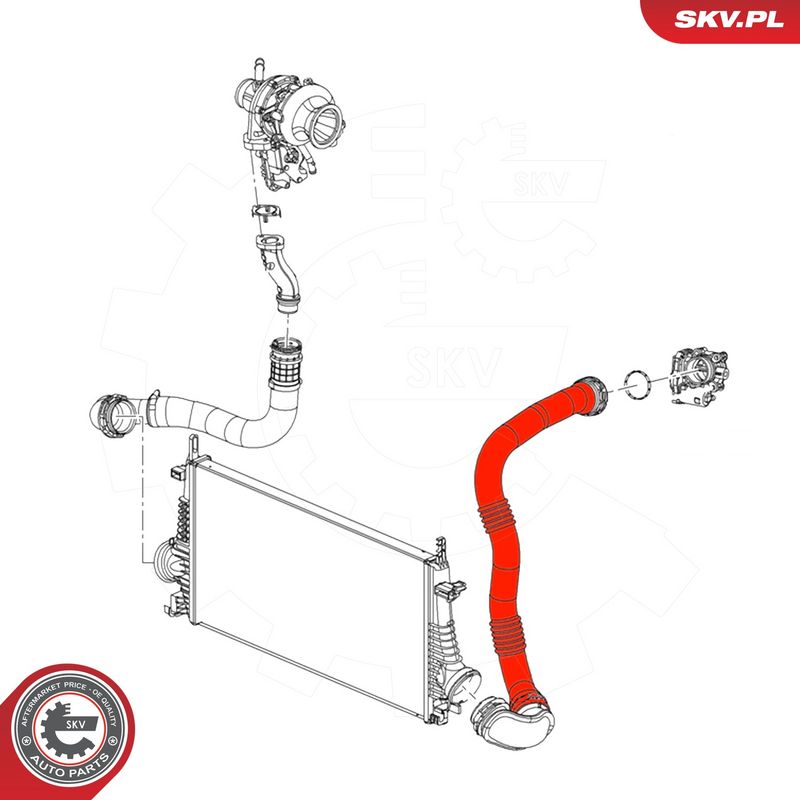 Laadimisõhu voolik, ESEN SKV 43SKV358