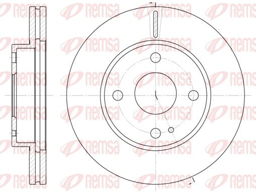 Гальмівний диск, Remsa 6056.10