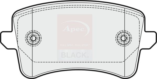 APEC Brake Pad Set, disc brake PAD1655B