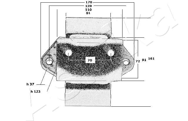 ASHIKA GOM-5024 Mounting, engine