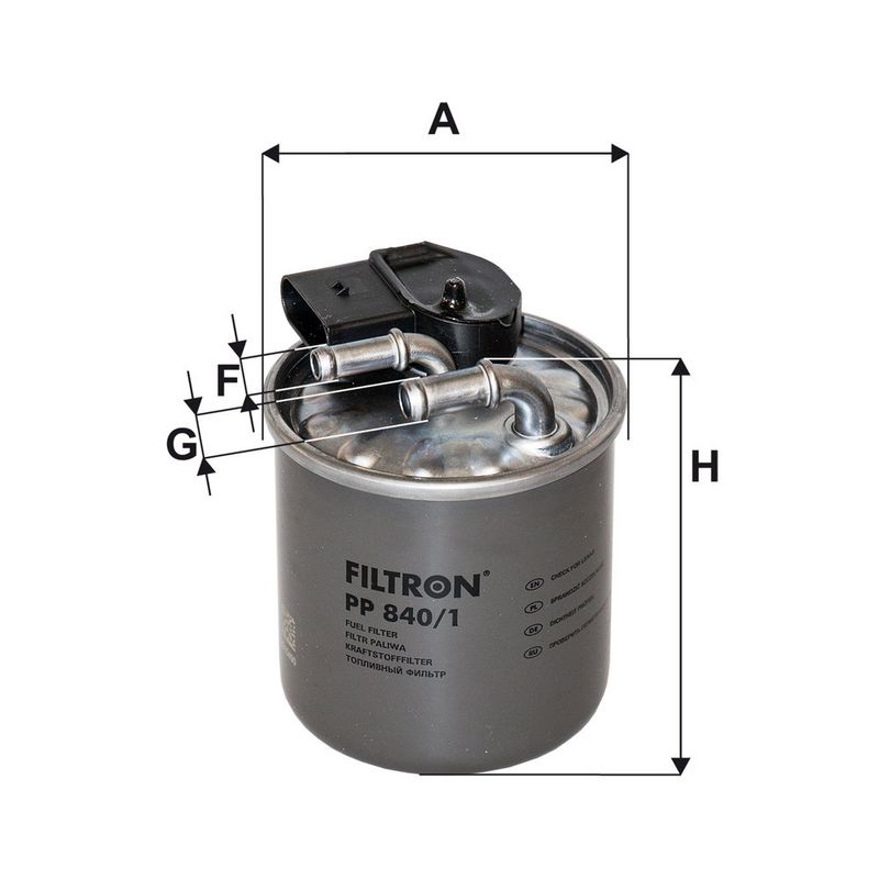 Kütusefilter, FILTRON PP 840, 1