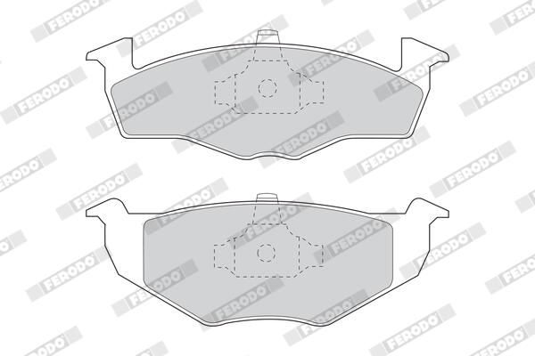 FERODO Plaquettes de frein à disque FDB1054