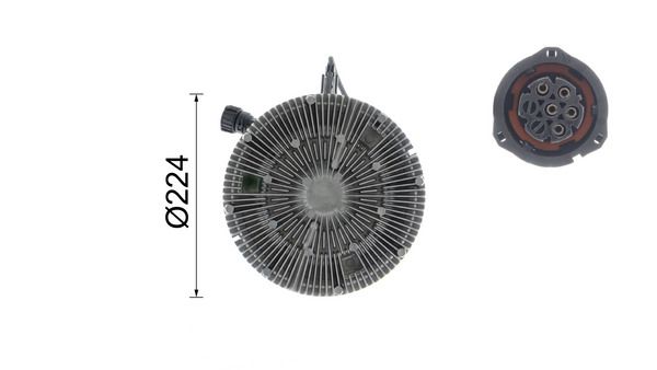 MAHLE CFC 189 000P Clutch, radiator fan