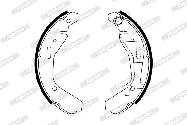 SET SABOTI FRANA FERODO FSB4007 1