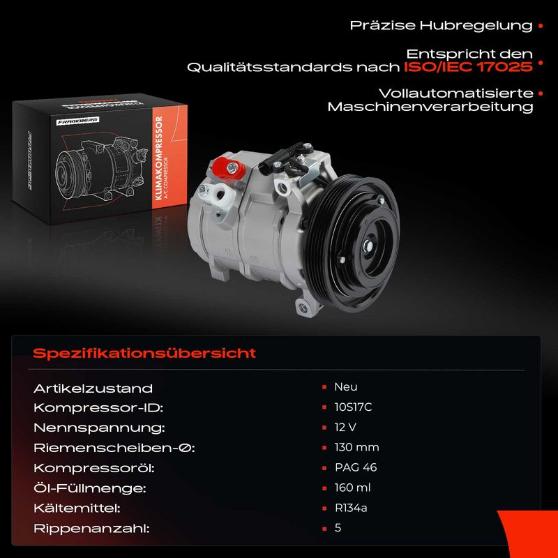 Frankberg 5481FB0031928 Compressor, air conditioning