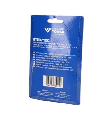 KS TOOLS BT597100 Reguliavimo įrankių rinkinys, veleno nustatymo įrankiai