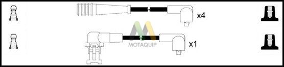 MOTAQUIP gyújtókábelkészlet LDRL1343