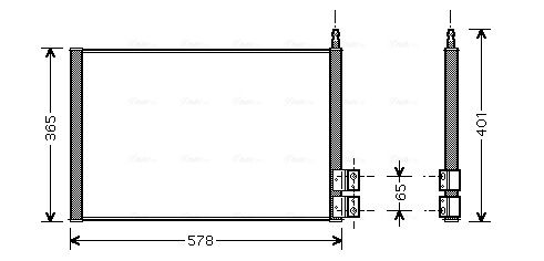 AVA QUALITY COOLING kondenzátor, klíma FDA5328