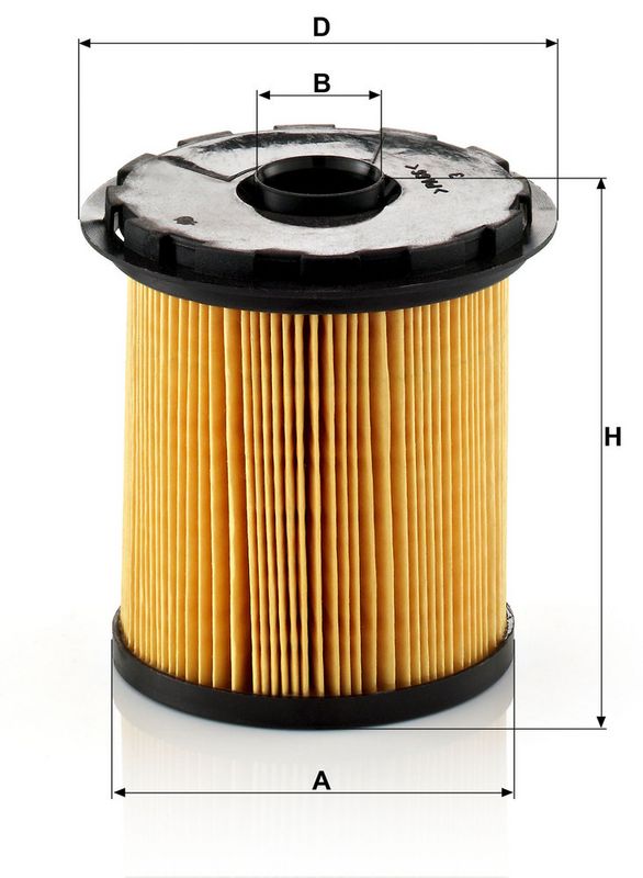 Kütusefilter, MANN-FILTER PU 822 x
