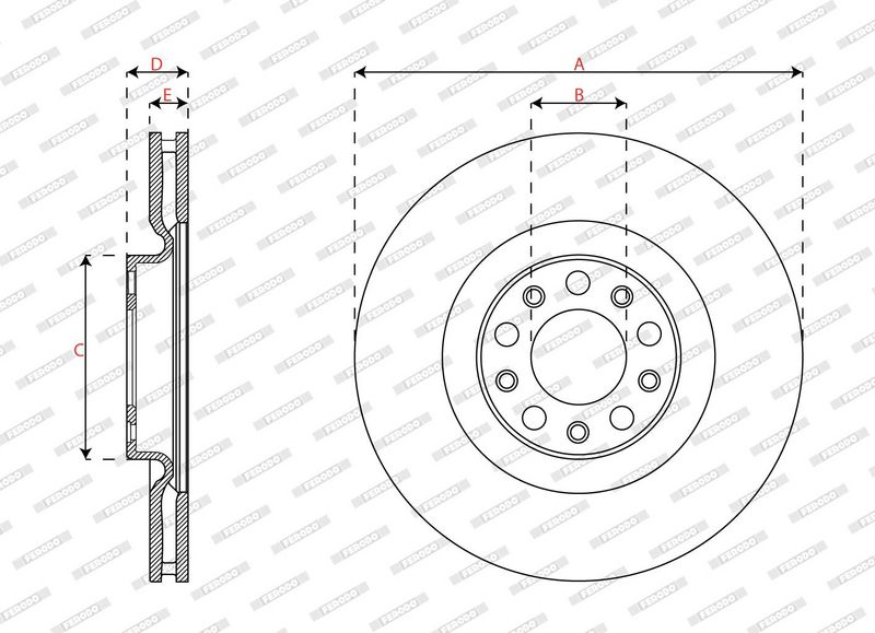 DISQUES DE FREIN VL (2P.)