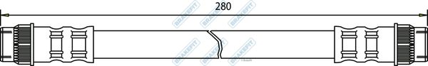 APEC Brake Hose BHO4063