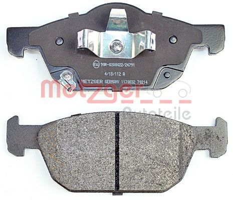 METZGER 1170832 Brake Pad Set, disc brake