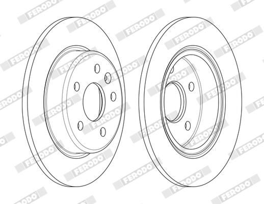 FERODO DDF2426C Brake Disc