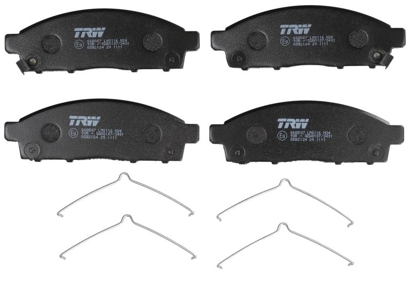 TRW GDB2124 Brake Pad Set, disc brake