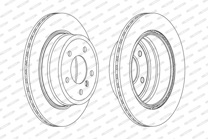 Disc frana DDF2198C-1 FERODO