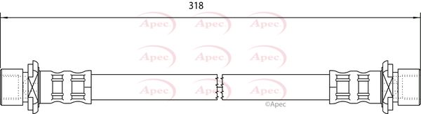 APEC Brake Hose HOS4093