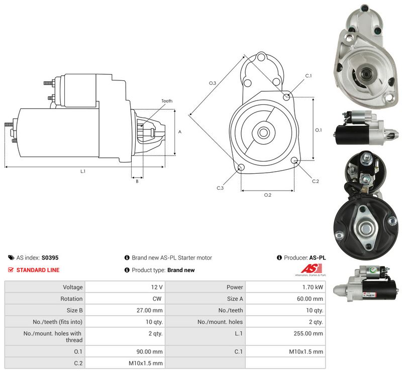 Starter, AS-PL S0395
