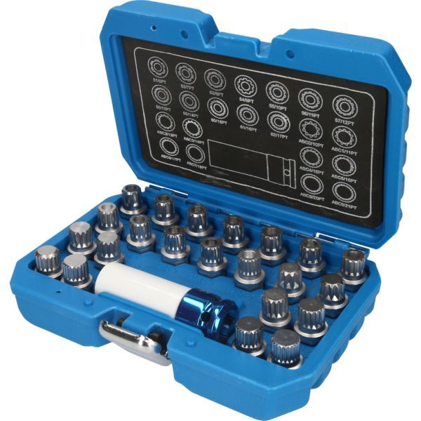 Tööriistade komplekt, veljelukk, KS TOOLS BT691260