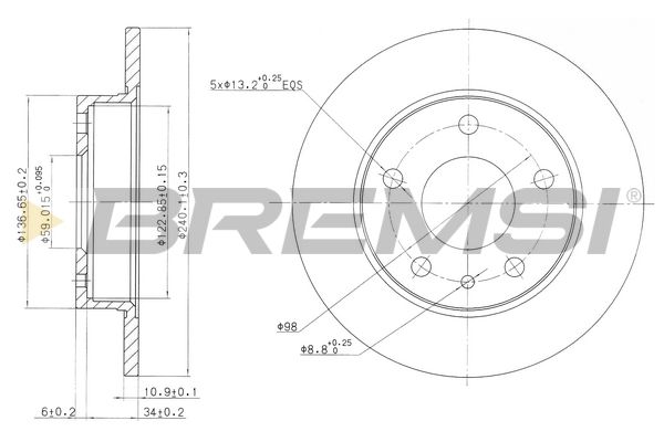 This part match OEM code: 0060651437