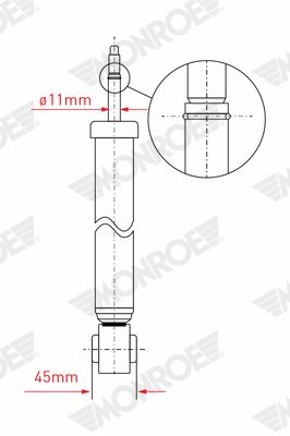 MONROE G1220 Shock Absorber