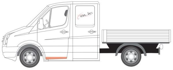 BLIC 6015-00-3548130P Interior Door Panel