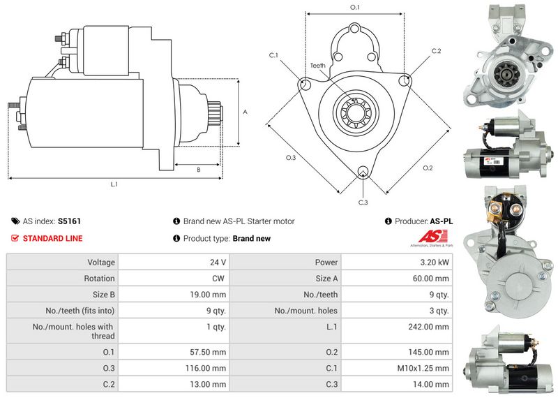 AS-PL S5161 Starter