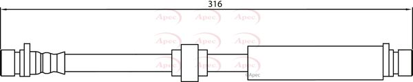 APEC Brake Hose HOS4150