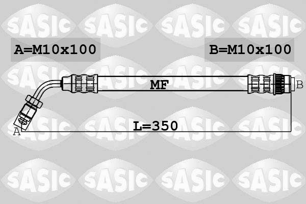 Гальмівний шланг, Sasic 6604019