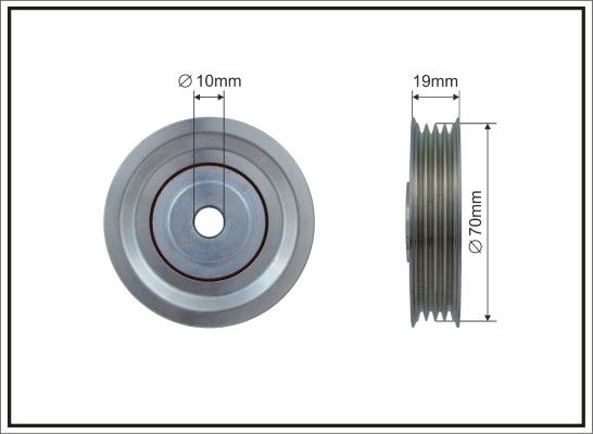 Натяжний ролик, поліклиновий ремінь, Caffaro 500098