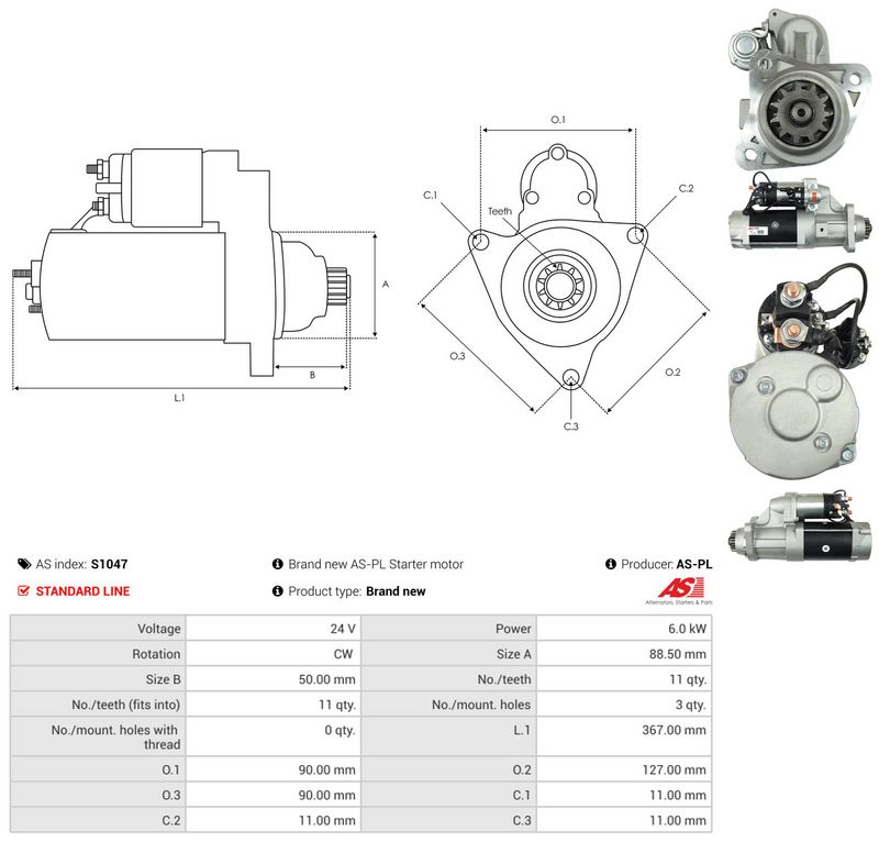 AS-PL S1047 Starter
