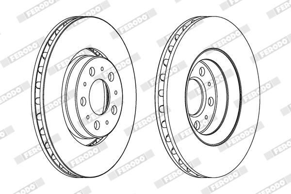 FERODO DDF1078C Brake Disc