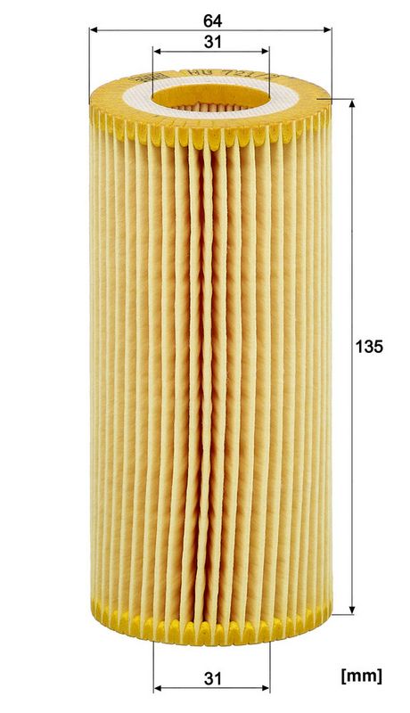 Õlifilter, MANN-FILTER HU 721, 2 x