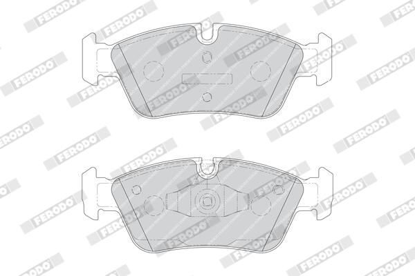 FERODO Plaquettes de frein à disque FDB1751