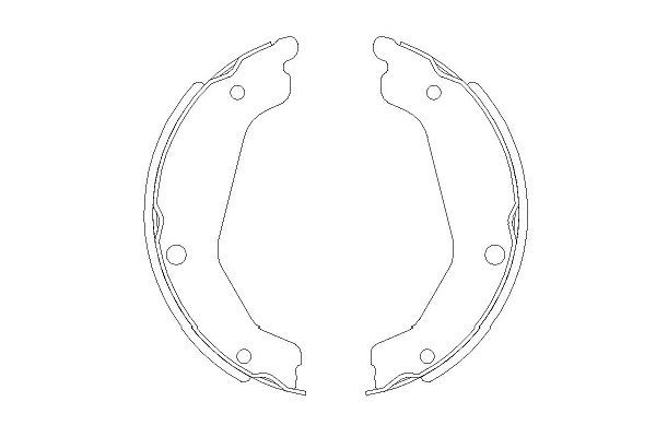 Kavo Parts Stabdžių trinkelių komplektas