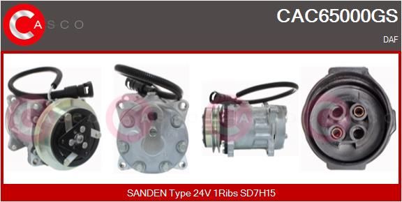 Kompresor, klimatizace CAC65000GS
