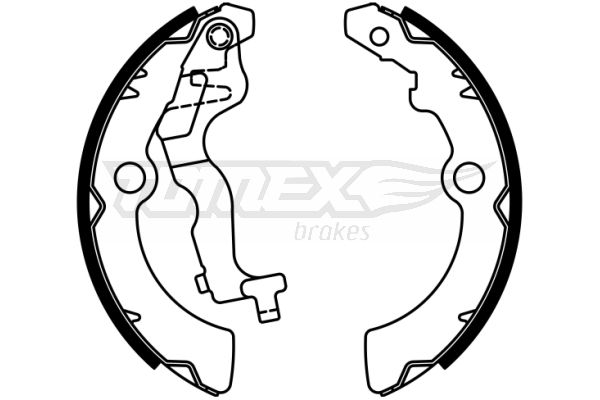 TOMEX Brakes fékpofakészlet TX 22-92