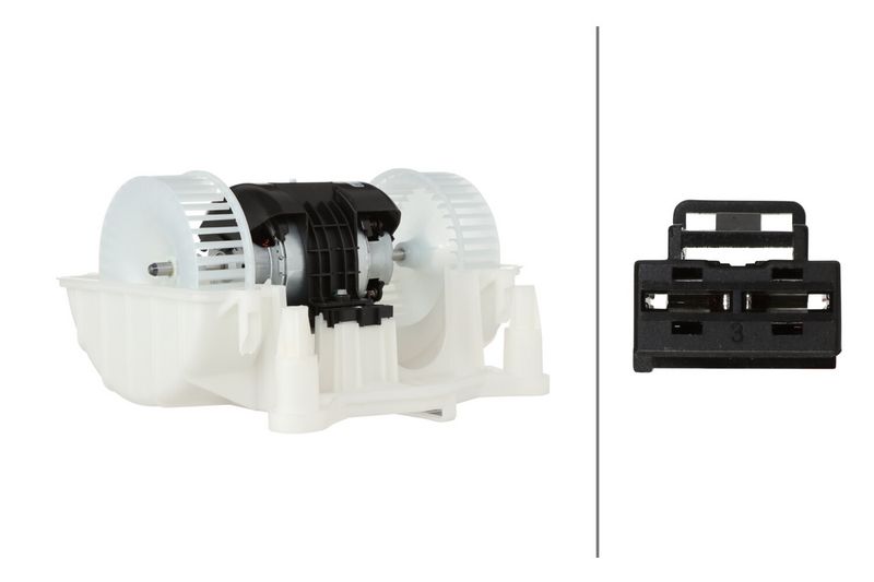 Ventilator, habitaclu HELLA 8EW 366 400-391