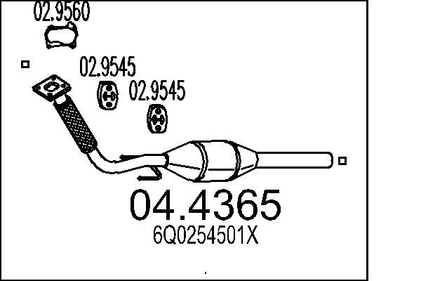MTS katalizátor 04.4365