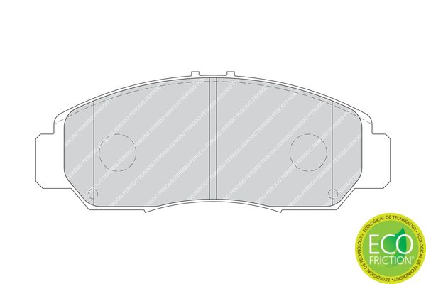 FERODO FDB1669 Brake Pad Set, disc brake