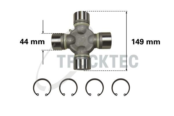 TRUCKTEC AUTOMOTIVE 04.40.001 - Joint, propshaft