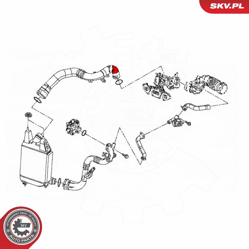 ESEN SKV 43SKV267 Charge Air Hose