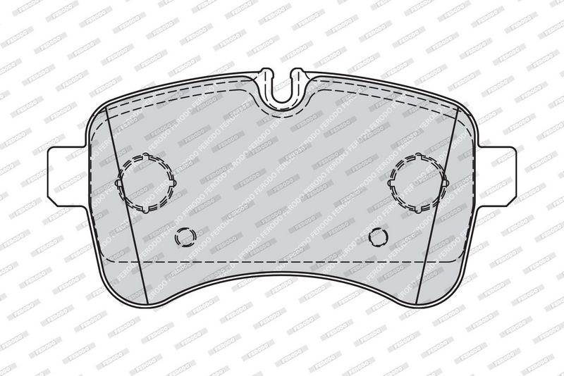 FERODO Plaquettes de frein à disque FVR4037