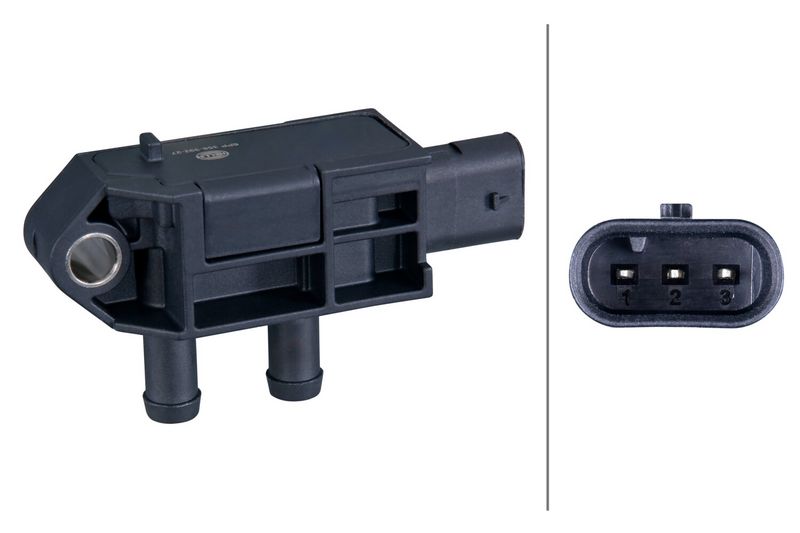 HELLA Sensor, exhaust pressure 6PP 358 392-271