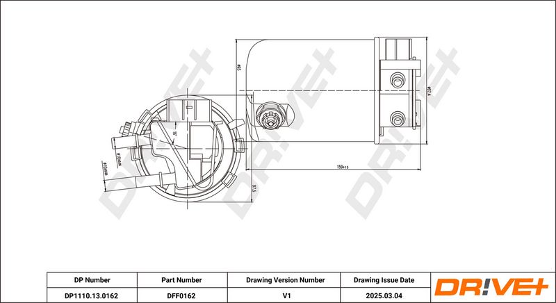 Filtru combustibil DP1110.13.0162 Dr!ve+