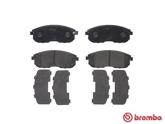 Комплект гальмівних накладок, дискове гальмо, Brembo P79030